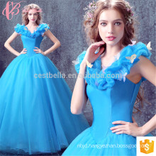 Beijing real sample new woman fashion evening dresses